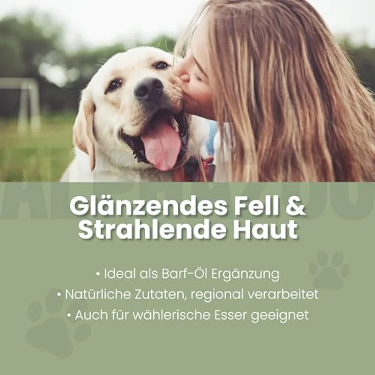 alphazoo Alpha-Zegg Futteröl für Hunde 500ml – natürliche Leinsamen-, Schwarzkümmel- & Mandelöl-Mischung zur Unterstützung von Haut, Fell & Abwehrkräften in der Zeckenzeit – Bild 2