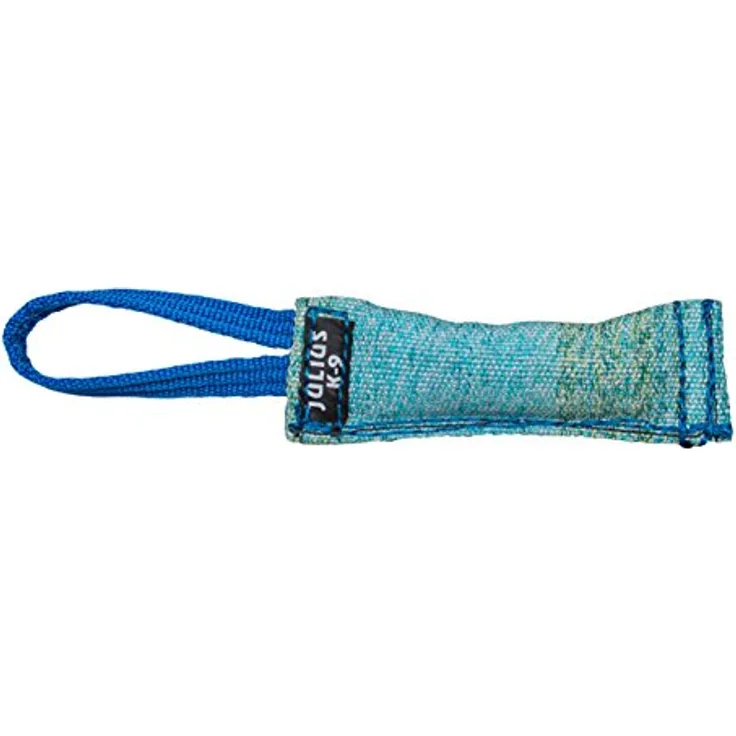 JULIUS K-9 Beisswurst aus Baumwolle-Nylon, 15 cm x 2-3 cm, robust mit Handschlaufe