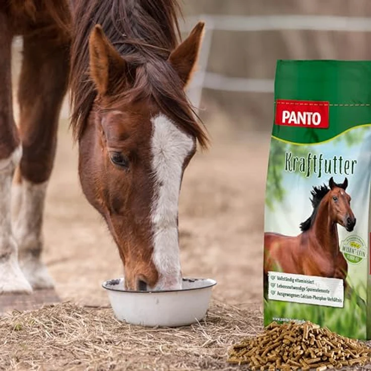 PANTO Formel A Pferdefutter 25 kg – Allroundpellet für Krippenfütterung, 5mm Pelletfutter mit wichtigen Vitaminen & Spurenelementen – Bild 3