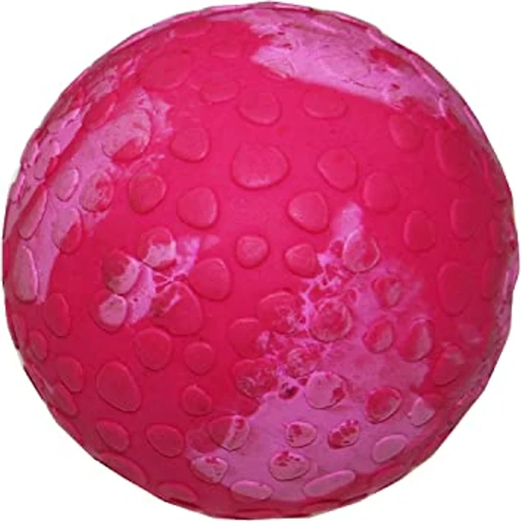Wolters Spielknochen Aqua-Fun Wasserball himbeer, Größe: S / Durchmesser: 5 cm, Multifunktionaler Naturkautschukball für Hunde – Bild 2