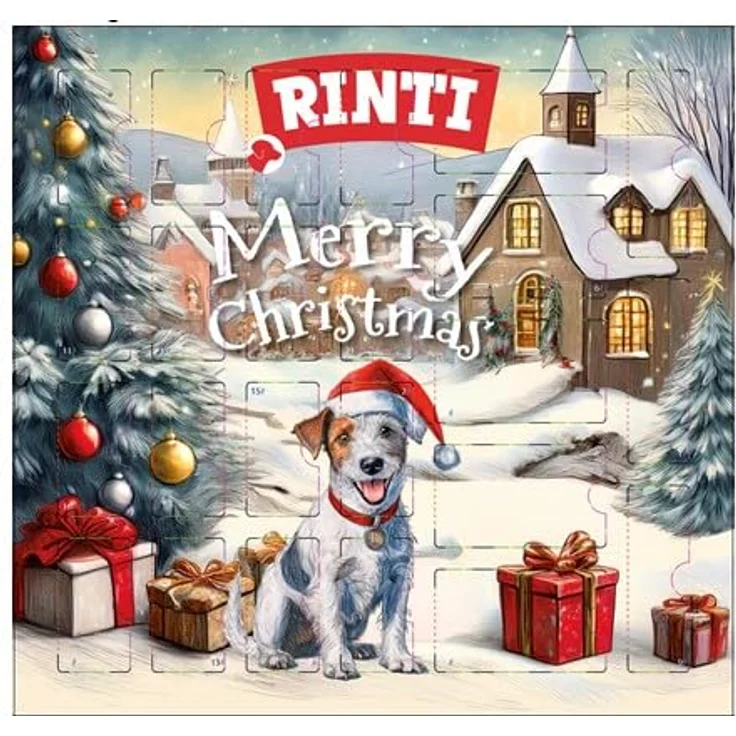 Rinti Chicko Adventskalender 2025, Hundefutter mit 24 Türchen und 10x170 g appetitlichen Leckereien – Bild 1