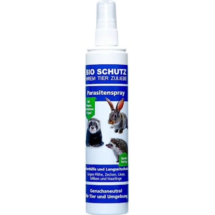 BIO SCHUTZ Bio Schutz für Nager, Frettchen und Igel 150ml Pumpspray, auch für Jungtiere und kinderfreundlich – Bild 1