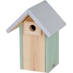 Siena Garden Nestperle Lotta, Nistkasten aus FSC-zertifiziertem Kiefernholz mit 32 mm Einflugloch und Marderschutz, witterungsbeständiges Stahlblechdach