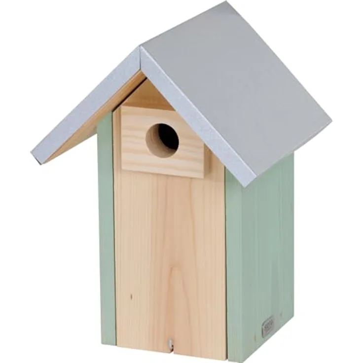 Siena Garden Nestperle Lotta, Nistkasten aus FSC-zertifiziertem Kiefernholz mit 32 mm Einflugloch und Marderschutz, witterungsbeständiges Stahlblechdach
