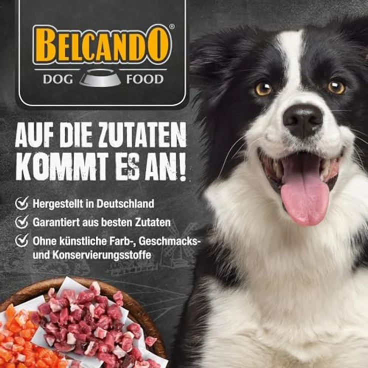 Belcando Puppy GF Poultry, getreidefreies Welpenfutter, 1 kg, Alleinfuttermittel für Welpen bis 4 Monate, mit 40% frischem Geflügel – Bild 5