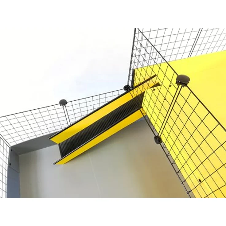 C&C Modular Gehege, artgerechter Käfig für Meerschweinchen, modularer Aufbau, robustes Metall, für Innen und Außen geeignet – Bild 6