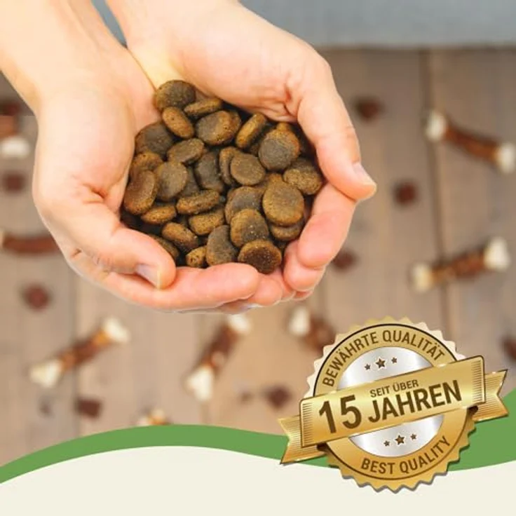 Lyra Pet Lecker.Pet® Gino's Adult mit Huhn, 12 kg, glutenfreies Trockenfutter für ausgewachsene Hunde, getreidefreie Rezeptur, hochwertige Vollnahrung – Bild 3