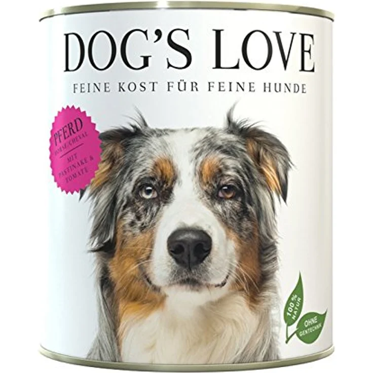 Dog's Love ADULT Pferd, Hunde-Nassfutter mit Mono-Protein, 6x800g in 100% Lebensmittelqualität – Bild 2