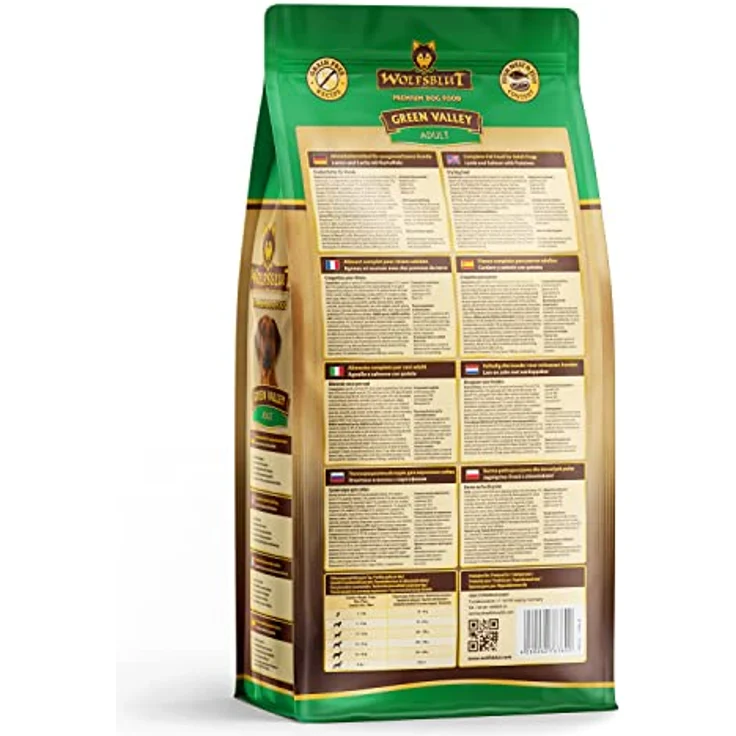 Wolfsblut Green Valley, 2 kg Trockenfutter mit Lamm und Lachs, getreidefrei und ohne künstliche Zusatzstoffe – Bild 2