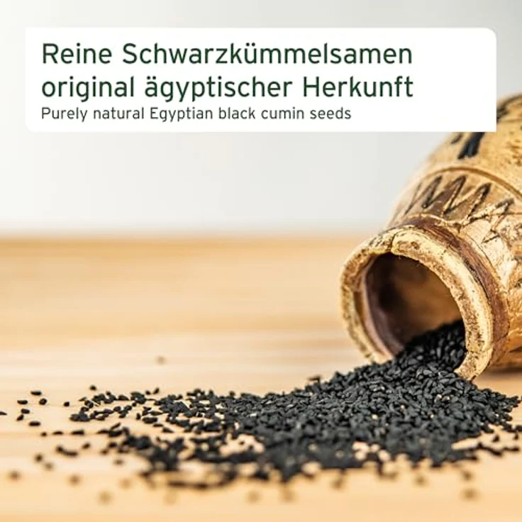 AniForte Ägyptische Schwarzkümmelsamen, 100 % natürliche Samen zur Unterstützung von Immunsystem und Darmflora, 1 kg – Bild 2