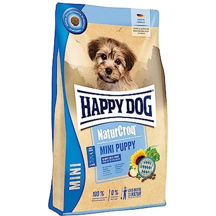 Happy Dog NaturCroq Mini Puppy Geflügel, Trockenfutter für Welpen mit 78% tierischem Protein, 4 kg – Bild 1