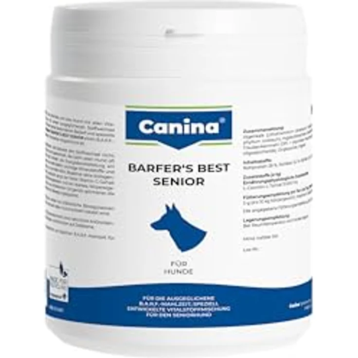 Canina Barfer's Best Senior, Vitalstoffmischung für alte Hunde, 180 g – Bild 1