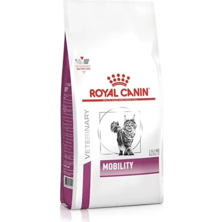 Royal Canin Veterinary MOBILITY, 2 kg Trockenfutter für Katzen zur Unterstützung der Gelenkfunktion, mit Grünlippmuschelextrakt und EPA+DHA