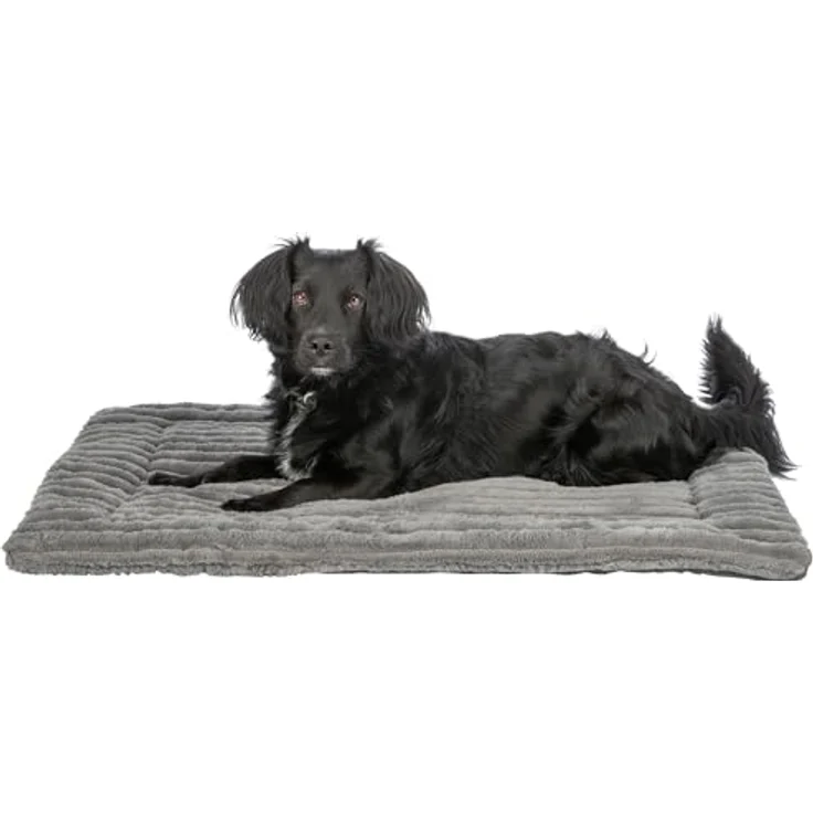 TRIXIE Tierkissen Liegematte Lonni grau für Hunde, Maße: 130 x 90 cm – Bild 3