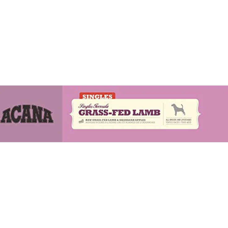 Acana Grass-Fed Lamm, Hundefutter für ausgewachsene Hunde, 17 kg, Monoprotein mit 50% rohem Weidelamm – Bild 4