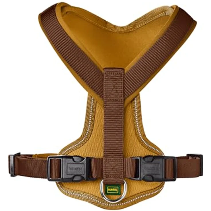 Hunter Hunde-Geschirr Neopren braun-karamell M 1 – Bild 5