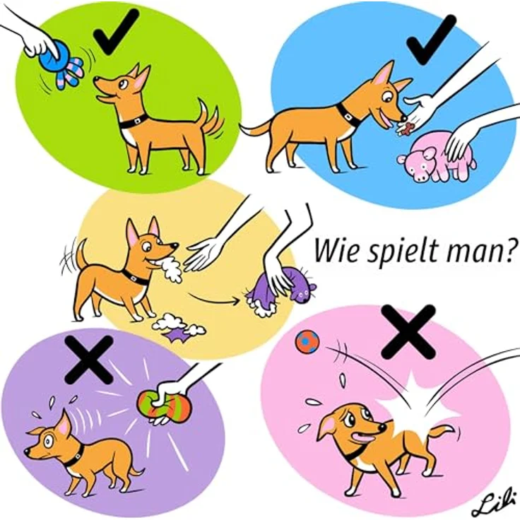 Chiwava 4 Stücke Quitschende Hundespielzeuge aus 100% natürlichem Latex, lustige Tier-Set für kleine Hunde, 6 cm, inklusive Küken, Piggy, Bär und Frosch – Bild 5
