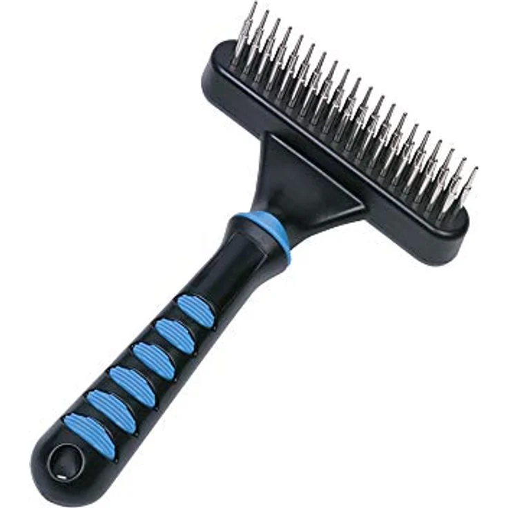 Nobby Comfort Line Entwirrungsstriegel rotierend zweireihig 39 Zähne – Bild 2