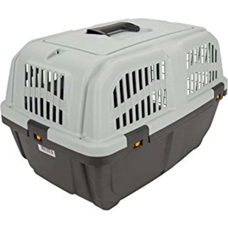 Aimé Transportkorb Skudo Iata 2, Hunde-Transportbox mit optimaler Belüftung und sicherem Verschluss, 35 x 36 x 55 cm – Bild 4