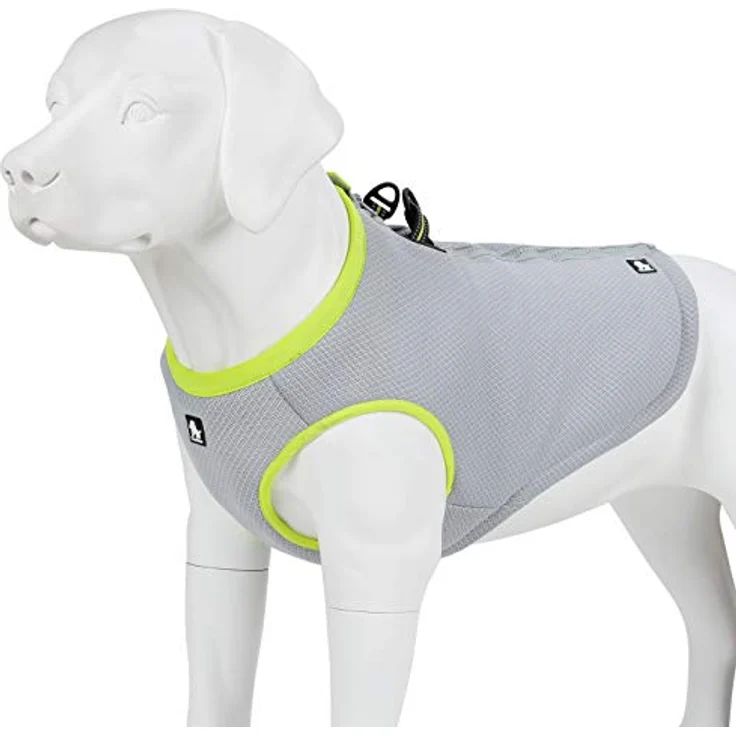 MOKCCI Truelove Kühlweste für Hunde, verstellbare Kühlerjacke mit D-Ring und reflektierendem Material für Outdoor-Aktivitäten, blau – Bild 1