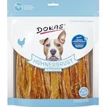 Dokas Hundesnack Hühnerbrust in Streifen, 500g, ohne Konservierungsmittel, für alle Hunde, reichhaltiger Hähnchengeschmack