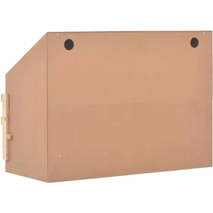 vidaXL Legenest Hühnernest 3 Fächer 93 x 40 x 65 cm Massivholz Kiefer – Bild 7