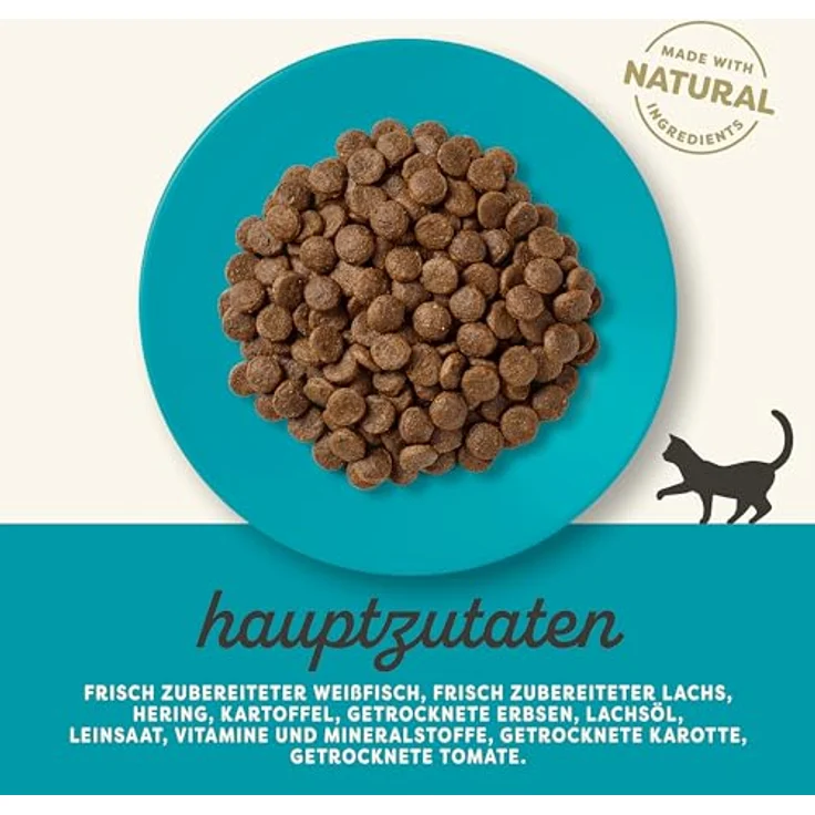 Applaws Katzentrockenfutter Adult, Ocean Fish mit Lachs, getreidefrei, 6 kg - Hypoallergen, reich an Omega-3 und Omega-6 – Bild 3