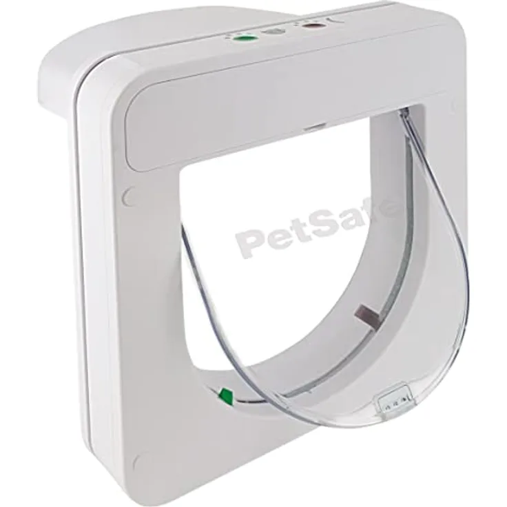PetSafe Petporte Smart Flap Mikrochip Katzenklappe, Automatischer Zugang mit Chip-Erkennung, Für Katzen bis 7 kg, Installierbar in Wänden oder Türen