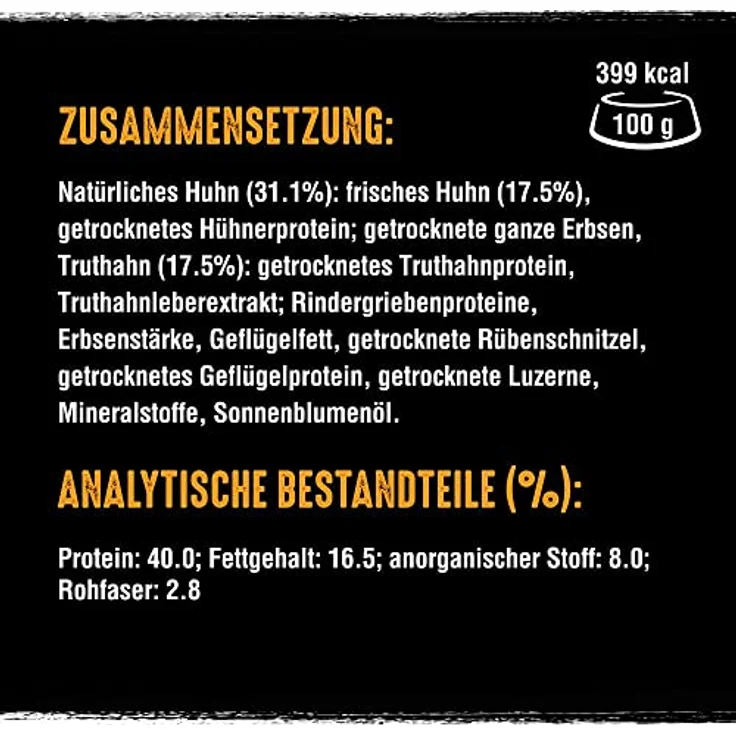CRAVE Katzenfutter Trockenfutter Adult 1+ mit Huhn & Truthahn, 750g, ohne Getreide, hoher Proteingehalt – Bild 5