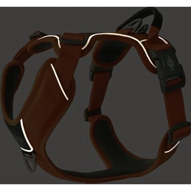 DOG Copenhagen Comfort Walk Pro Hundegeschirr, ergonomisches Alltagsgeschirr, Mocca, XL, reflektierend, wasserabweisend, leicht einstellbar – Bild 5
