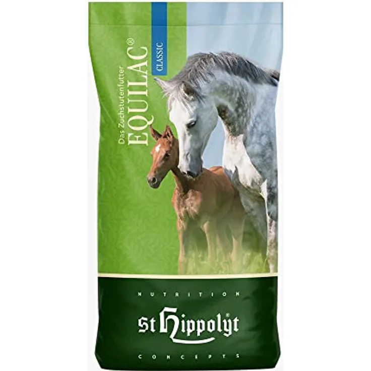 St. Hippolyt Zuchtstutenfutter, bedarfsoptimierte Formel für die Beifütterung ab dem 8. Trächtigkeitsmonat, 25 kg