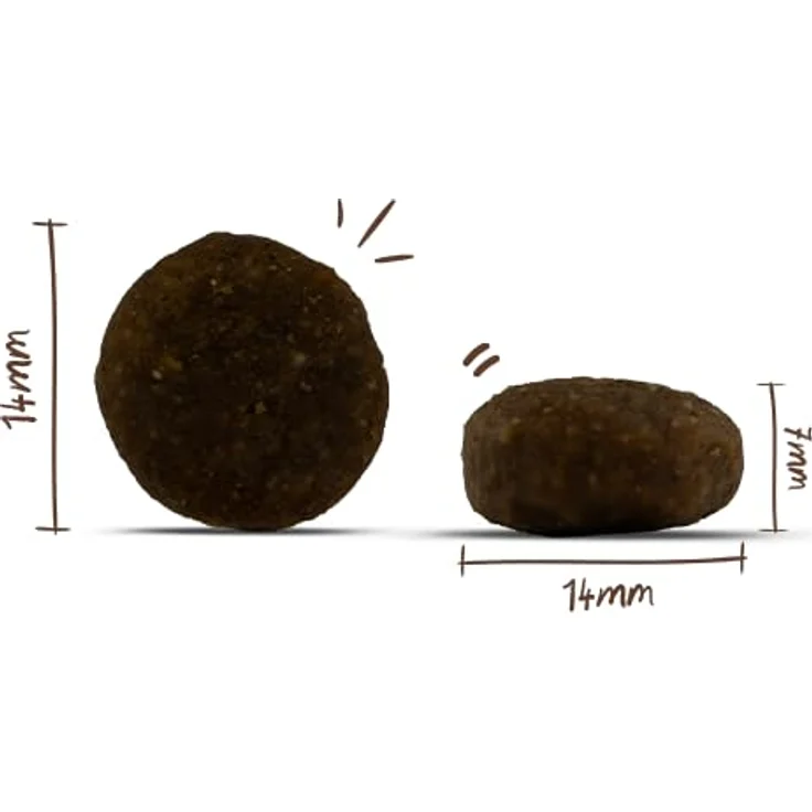 Bosch HPC MENUE Junior Tierwohl-Pute + Hafer & Hirse, Hunde-Trockenfutter für mittelgroße Rassen, 1 kg – Bild 3