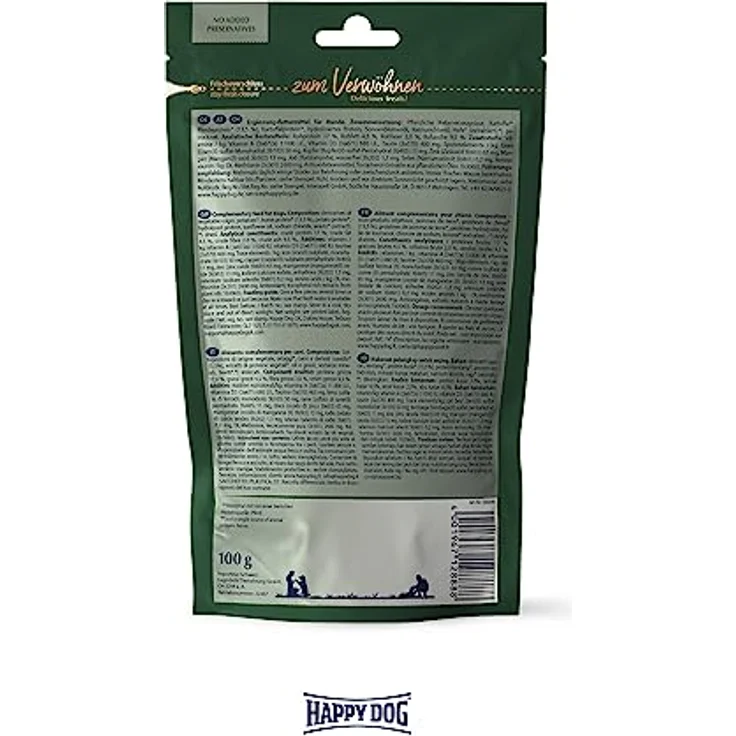 Happy Dog SoftSnack Montana, getreidefreier Hundefutter-Snack mit herzhaftem Pferd, 100 g – Bild 5