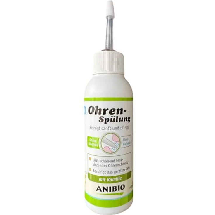 Anibio Ohrenspülung für Hunde und Katzen 125 ml – Bild 2
