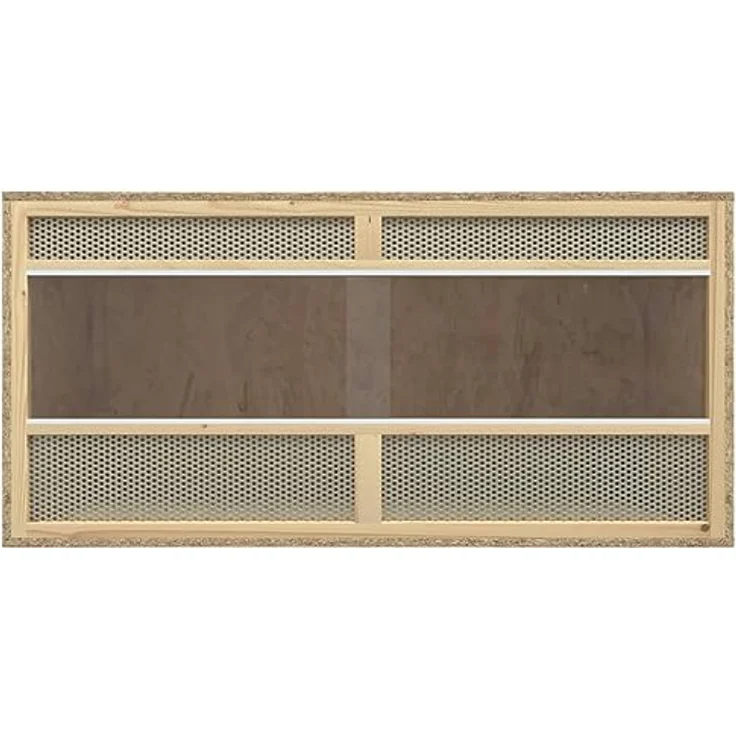 vidaXL Terrarium Holzwerkstoff 100x47x47 cm, Glasterrarium mit guter Luftzirkulation und sicherem Design für Reptilien – Bild 2