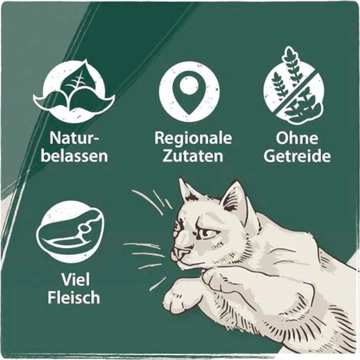 Venandi Animal Lachs, Katzen-Trockenfutter mit 80% tierischem Eiweiß, getreidefrei, 1,5 kg – Bild 4