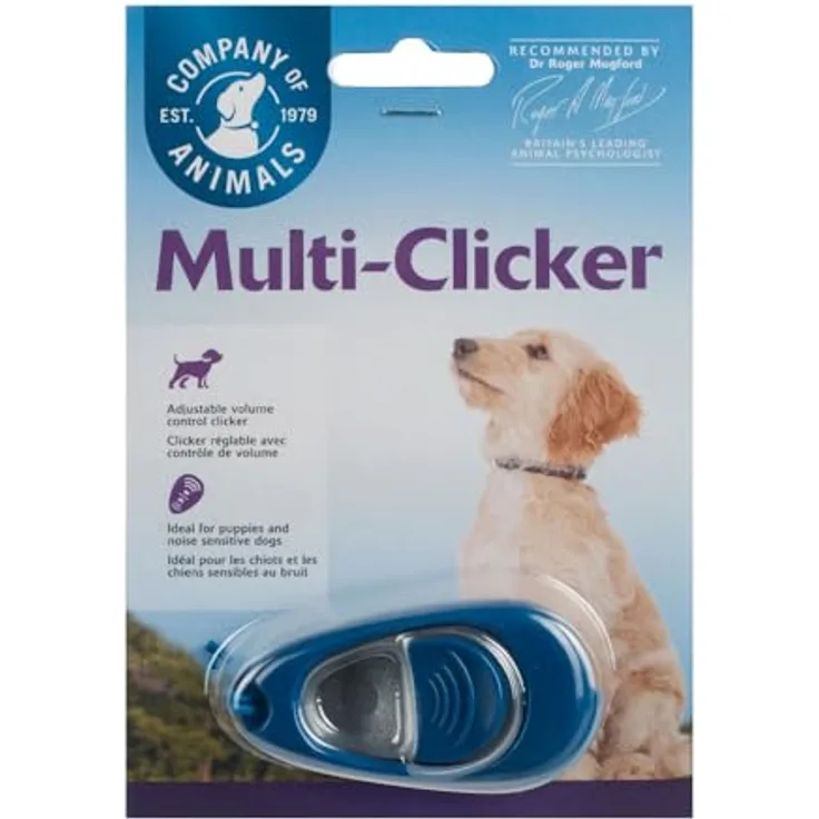 CLIX Company of Animals Clix Multi-Clicker, Hunde-/Welpentraining mit Lautstärke-/Ton-Regelung für mehrere Hunde