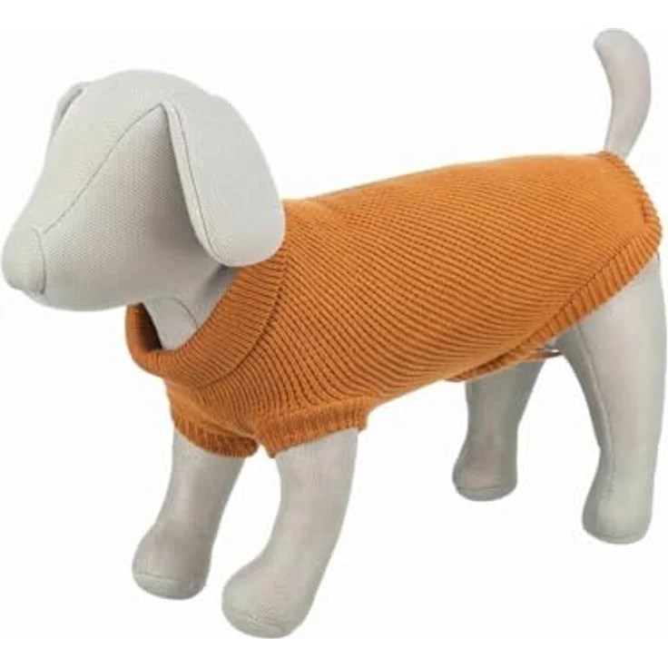 Trixie Citystyle Hundepullover Berlin Roest, warmer Pullover mit Kragen und Beinschlaufen, Größe L – Bild 3