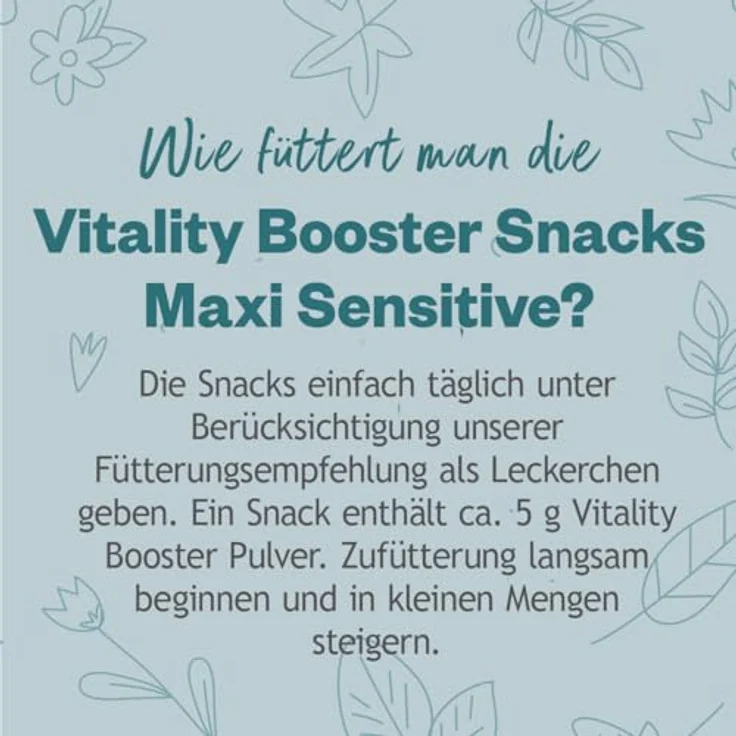Grau - GRAU Hokamix Vitality Booster Snack Maxi Sensitive, Ergänzungsfuttermittel für Hunde, 4,5kg, vegetarisch mit 30 Kräutern und Pflanzen – Bild 5