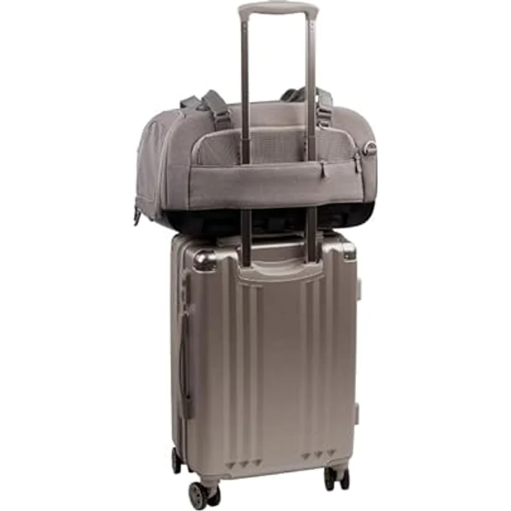 Tavo Hunde-Transportbox Dupree II Tiertransporttasche, Flugzeugtauglich, bis 9 kg, mit Isofix-System, luxuriöse Premium-Akzente, UV-Schutz 50+, 2 Matratzenauflagen – Bild 9
