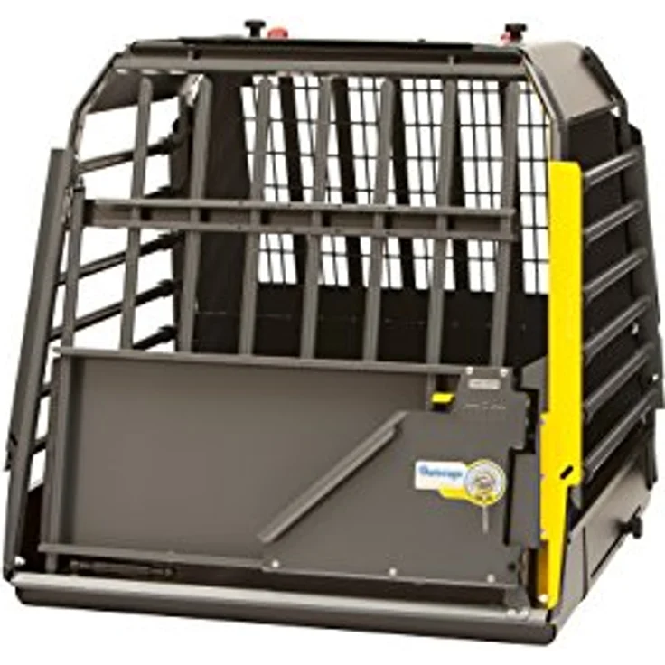 4x4 North America MIM Safe Single 00379 Hundekäfig, L+ mit Crash-Test-Zertifizierung, verstellbarer Länge und rettungsklappe – Bild 1