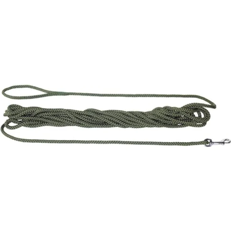 HUNTER Feldleine, Suchleine aus reißfestem Polyamidseil, Handschlaufe, für Jagd, Training und Ausbildung, 10 m, grün – Bild 4