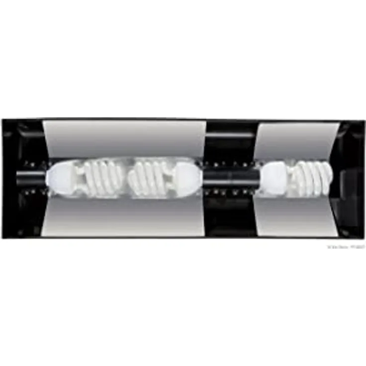 Exo Terra Compact Top, Terrarienabdeckung für 3 Lampen mit Reflektor, E27 Fassung, 60 x 9 x 20 cm
