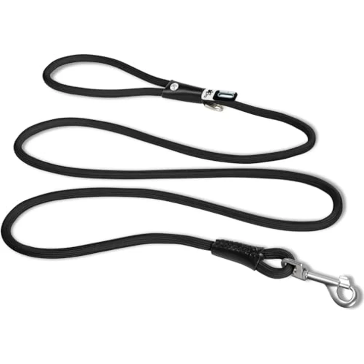 Curli Hundeleine Stretch Comfort Leine schwarz, schockabsorbierend und komfortabel – Bild 2