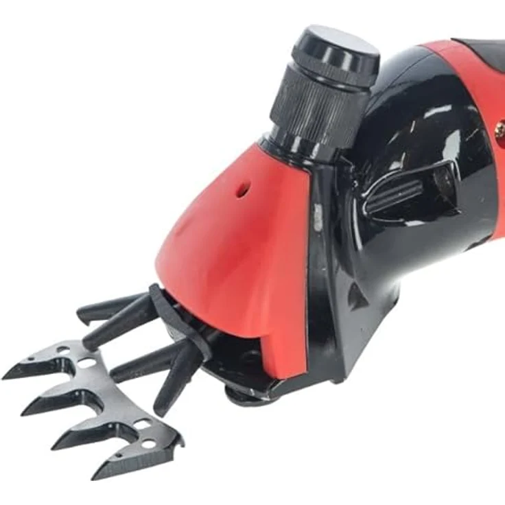 Kerbl Tierhaarentferner Schafschermaschine "FarmClipper" Rot 18261, 350 Watt und 2400 U/min, stufenlos einstellbare Geschwindigkeit, rutschfester Griff – Bild 3
