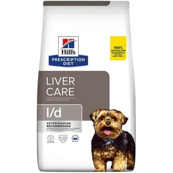 Hill's Prescription Diet l/d Original, Diäthundefutter für Hunde zur Unterstützung der Lebergesundheit, 1,5 kg