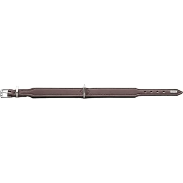 Hunter Hunde-Halsband Basic braun-schwarz S – Bild 3