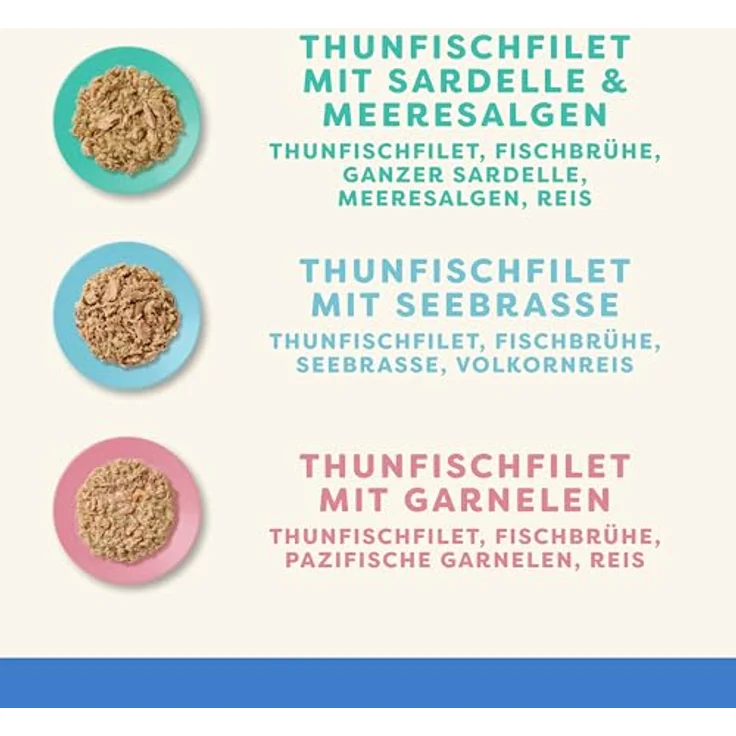 Applaws Premium Natural Katzenfutter Nass, Fischauswahl in Brühe, 100% natürliche Zutaten, 12x70g Portionsbeutel – Bild 3