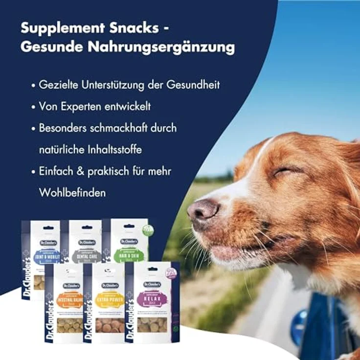 Dr.Clauder's Supplement Snack Dental Care, 150g zur Reduzierung von Zahnbelag und Förderung einer gesunden Maulflora bei Hunden und Katzen – Bild 5