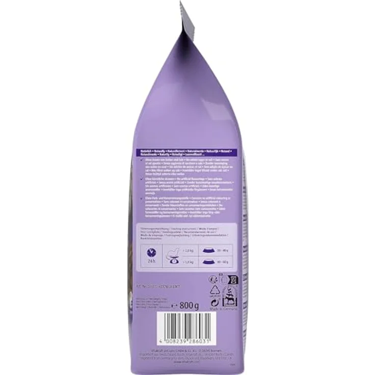 Vitakraft Premium Menü für Frettchen, Futter mit Geflügel und Fisch, ohne Zuckerzusatz, 800g – Bild 5